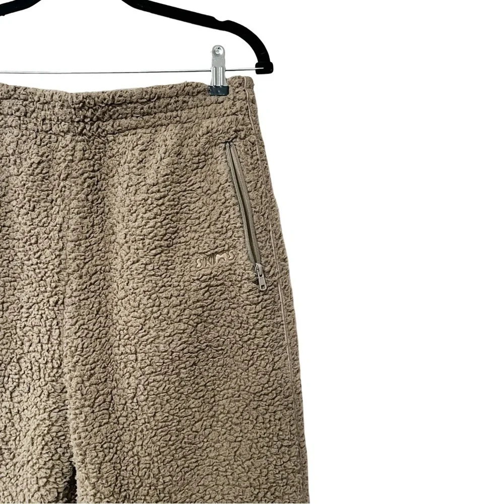 SKIMS Teddy Drawstring Jogger Pants in Desert Sz M - Picture 3 of 4